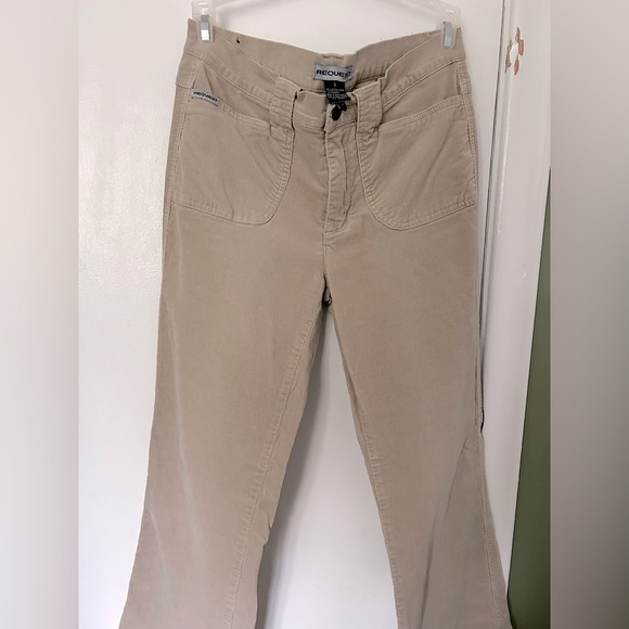 Request beige corduroy bootcut pants - Picture 3 of 4